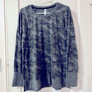 Gray camo long sleeve